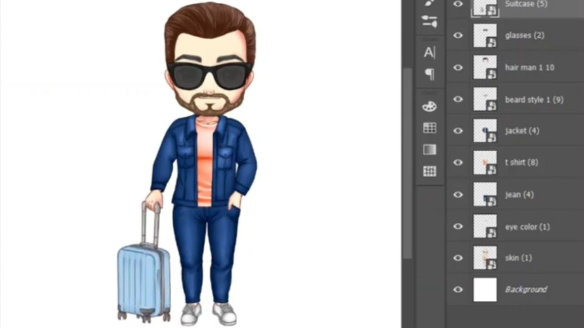 Travel Clipart: Cute Clipart for Men