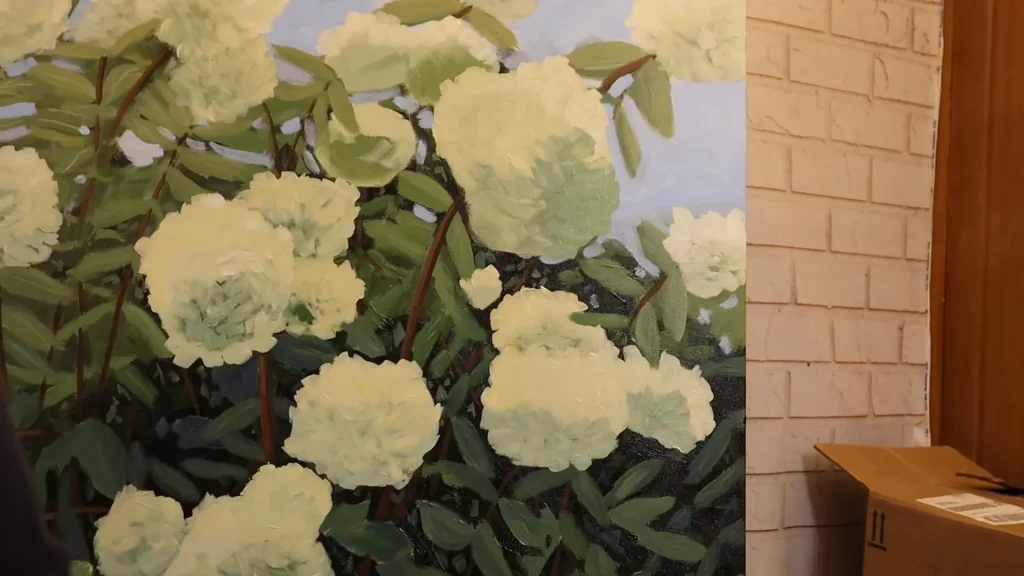 how to paint hydrangeas