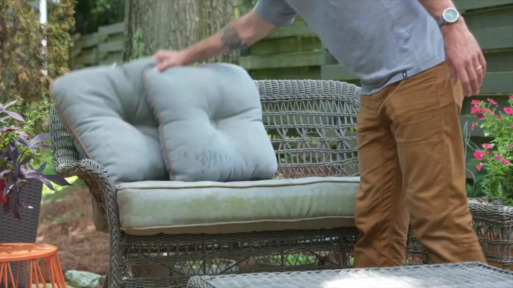 how to clean outdoor cushions