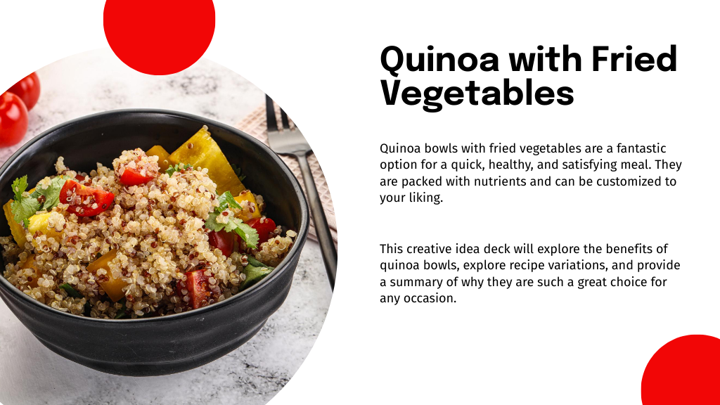 Quinoa with Fried Vegetables