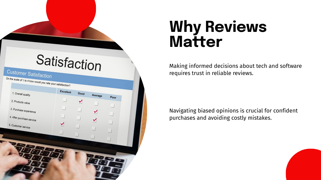 Why Reviews Matter