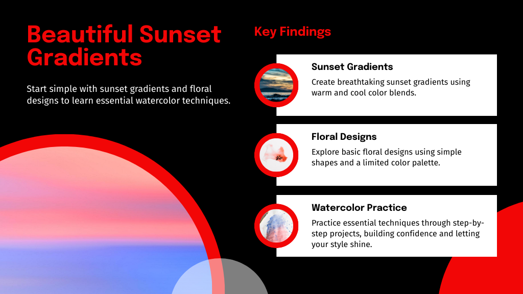 Beautiful Sunset Gradients