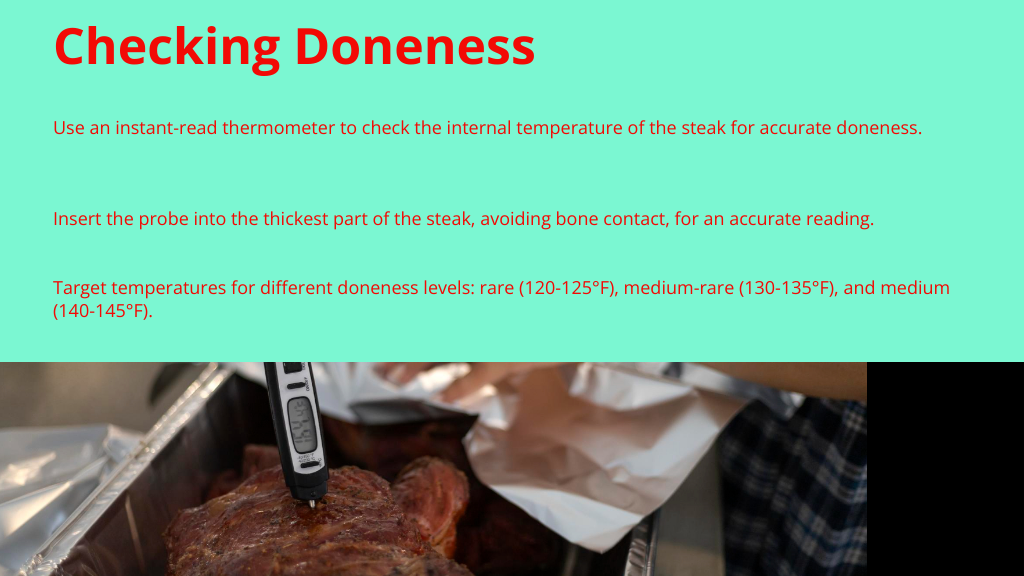 Checking Doneness