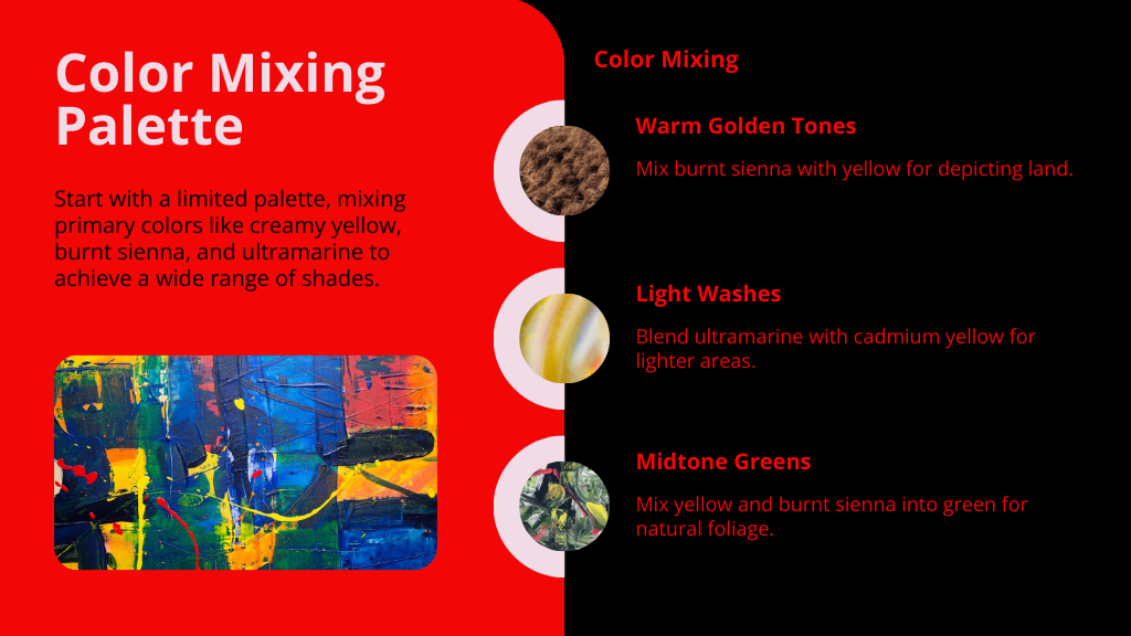 Color Mixing Palette