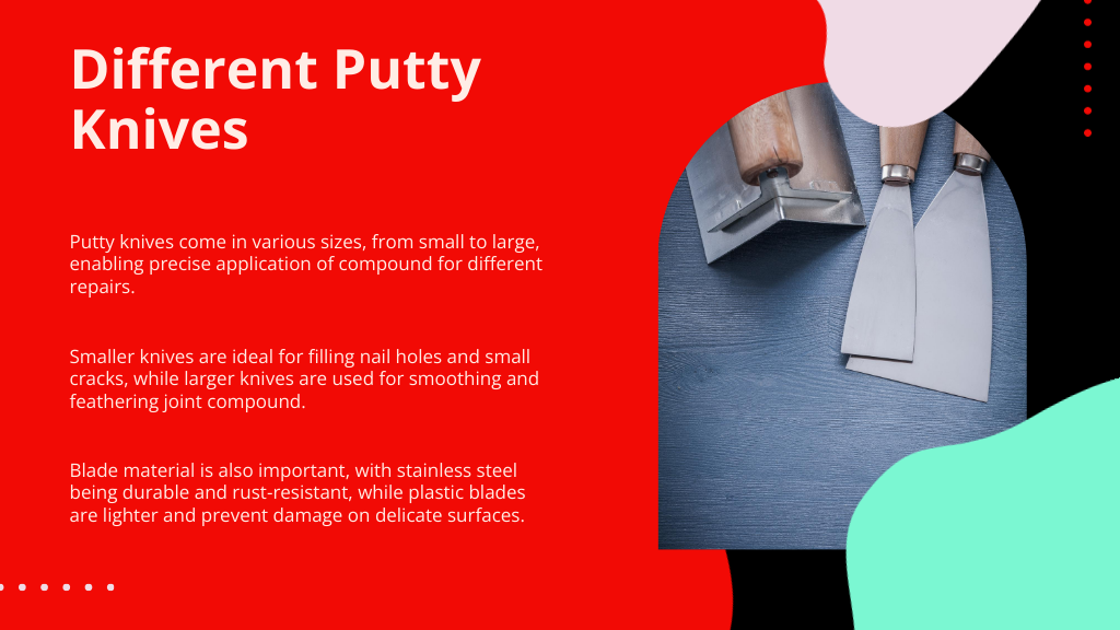 Different Putty Knives