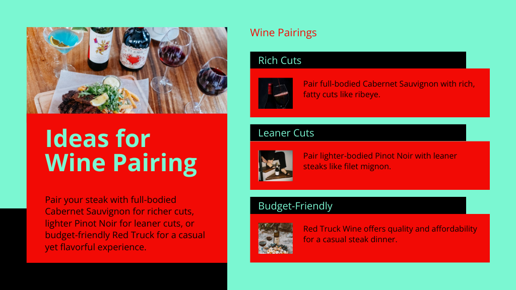 Ideas for Wine Pairing