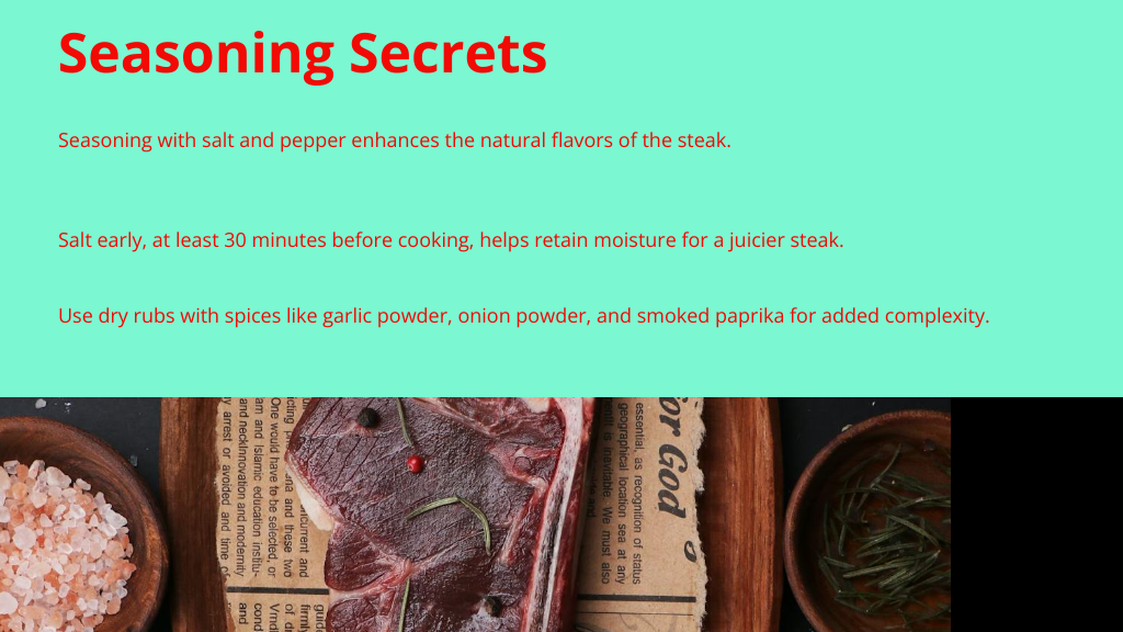 Seasoning Secrets