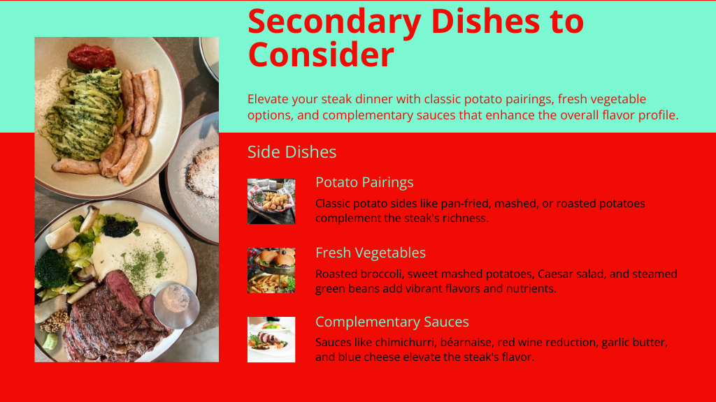 Secondary Dishes to Consider