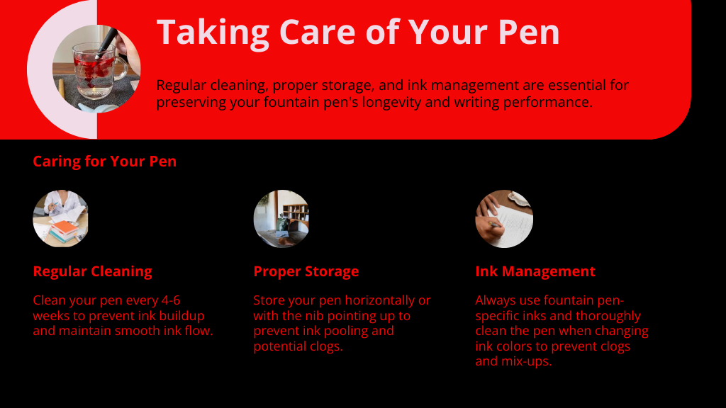 Taking Care of Your Pen