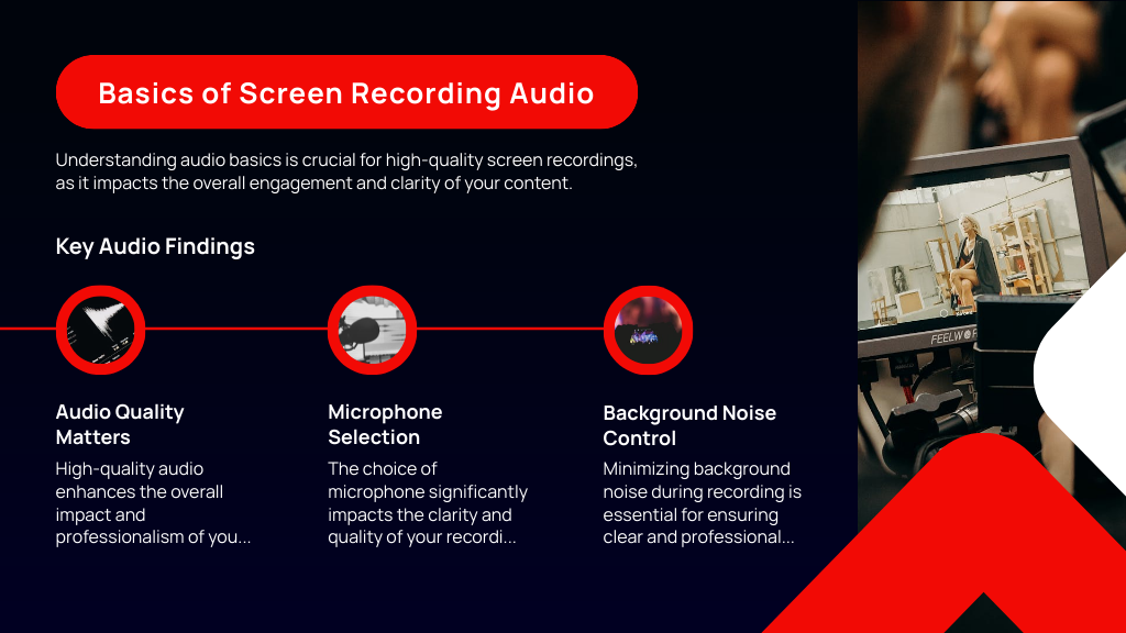 Basics of Screen Recording Audio