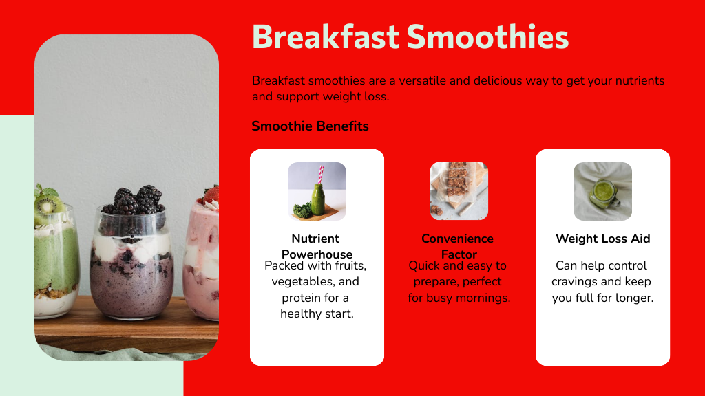 Breakfast Smoothies