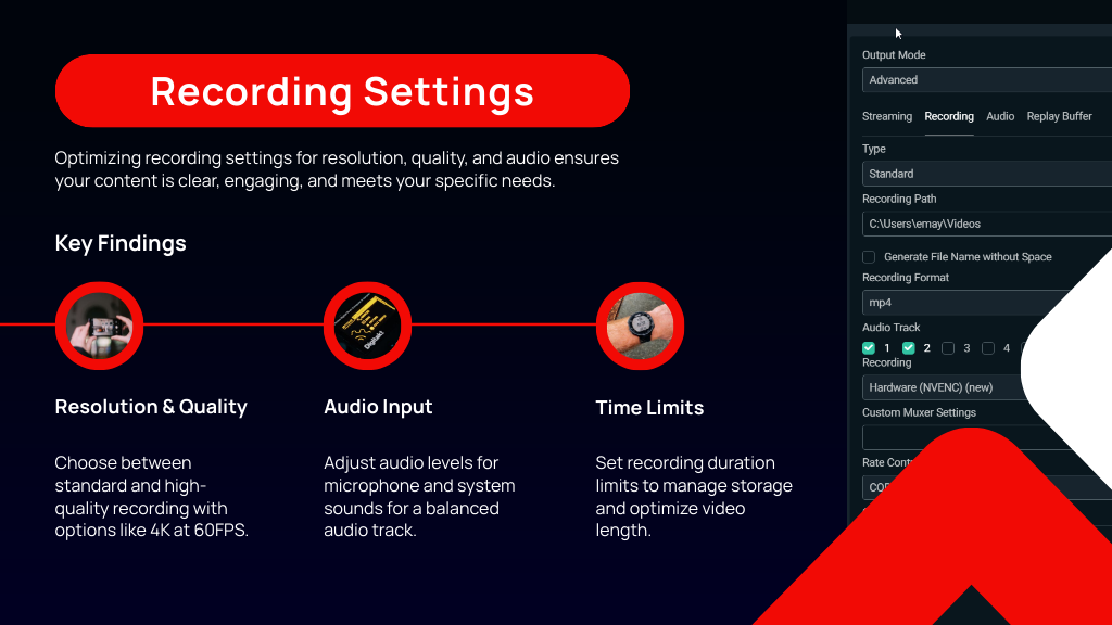 Recording Settings